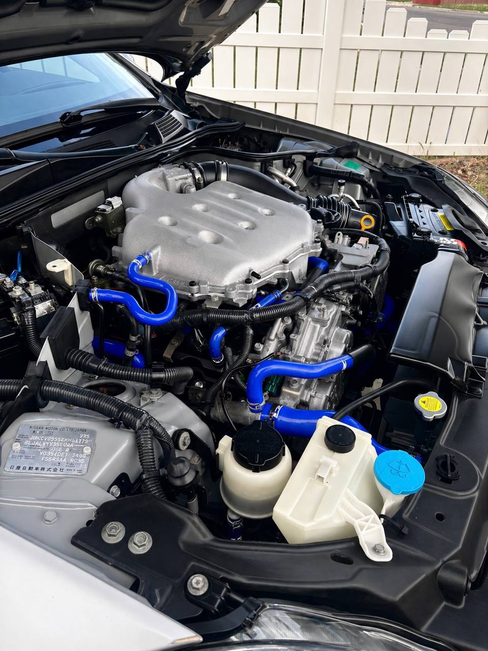 After: spotless, clean engine bay
